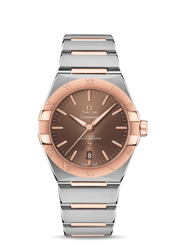 Omega Constellation Master Chronometer 39 Stainless Steel / Sedna / Brown / Bracelet